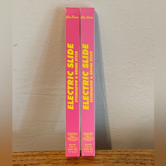 SET 2X Lime Crime Electric Slide Eyeshadow & Brush Stick Shade As If 1.2g NIB - Picture 1 of 6